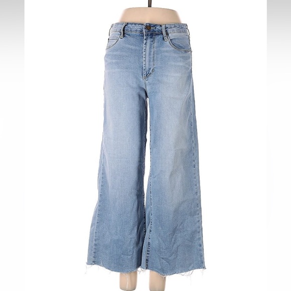 Leith Denim - Leith wide leg cropped jeans